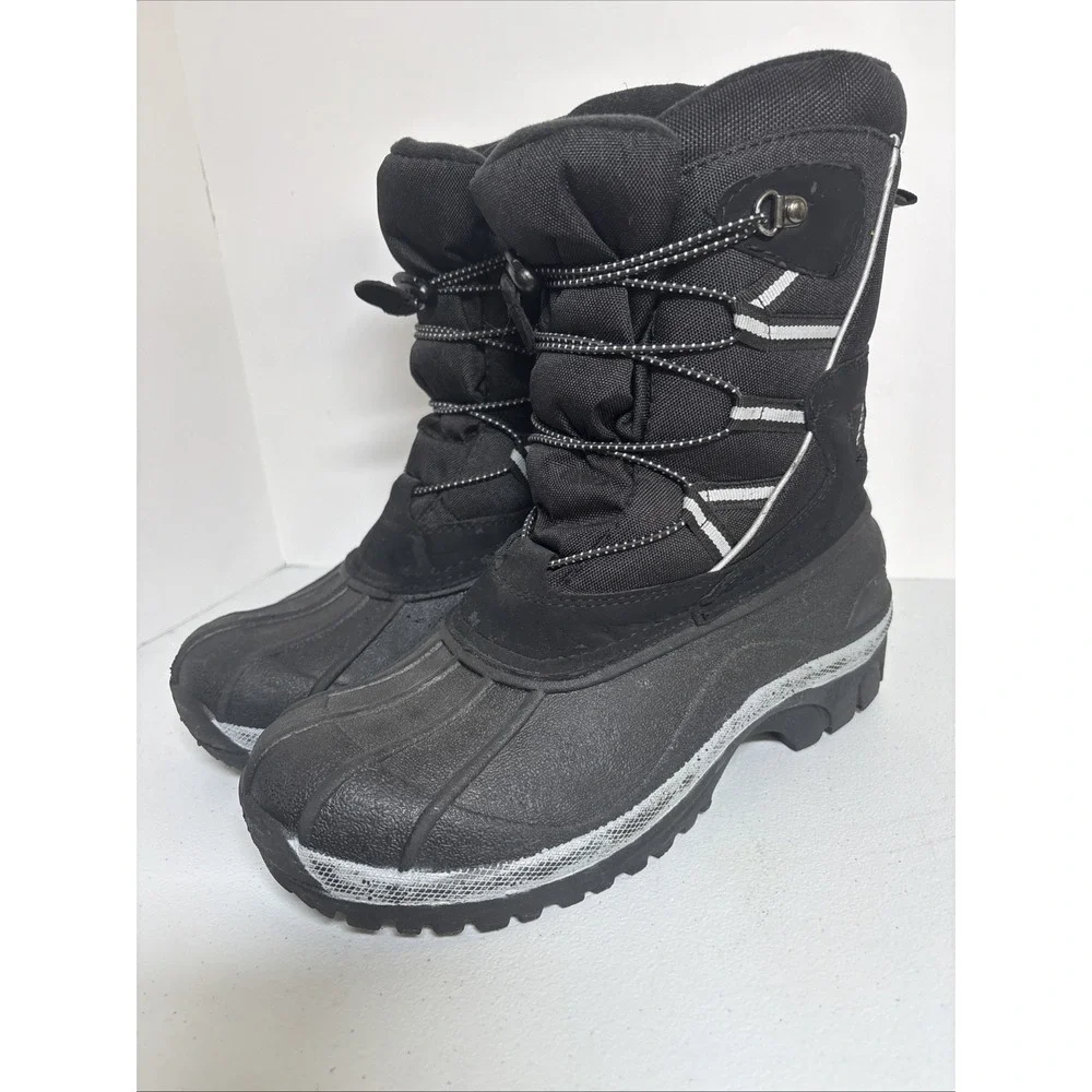 Falls Creek Snow Boots Black 3M Thinsulate Water Resistant Men's Sz 7